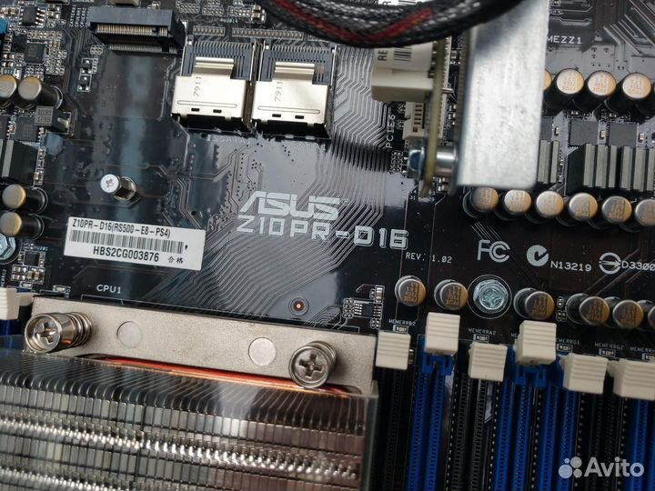 Сервер asus RS500-E8-PS4 (DDR4/650W/1U/nvme M.2)