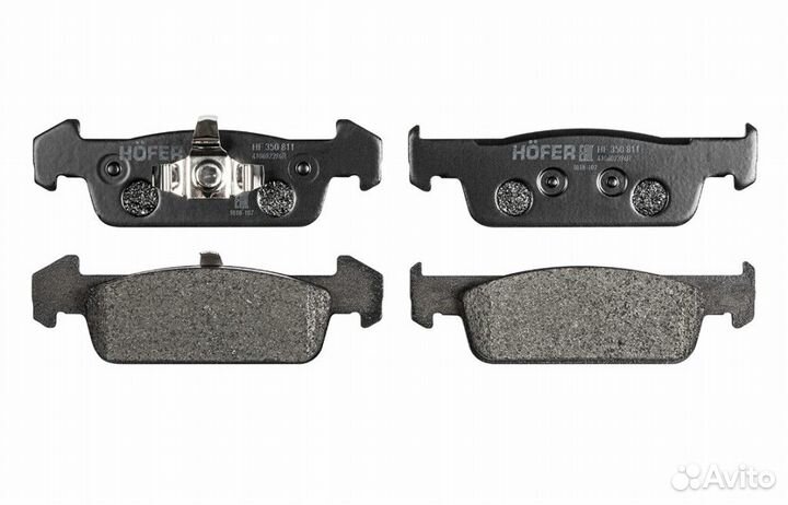 Колодки тормозные hofer HF 350 811