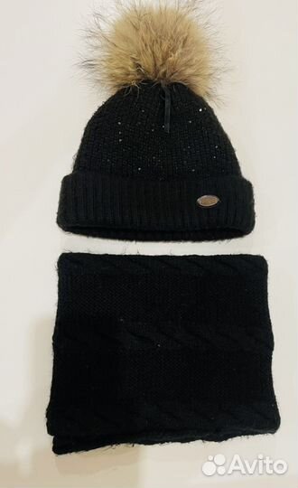 Шапка и снуд для девочки