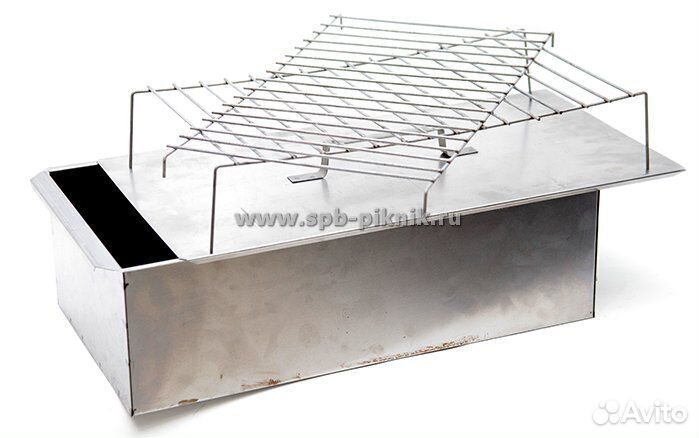 Коптильня из стали Для рыбы 460П с поддоном