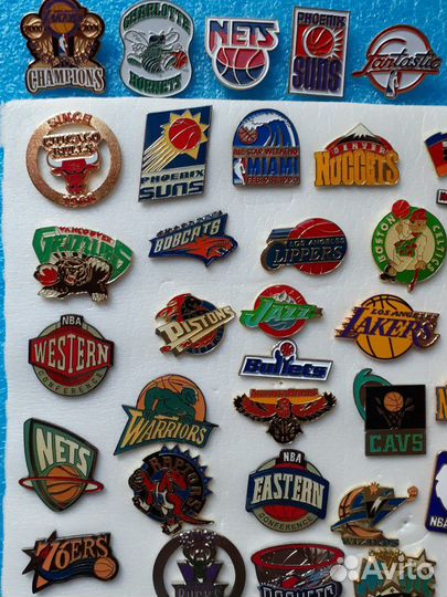 Значки спорт. Баскетбол. NBA. 53 значка