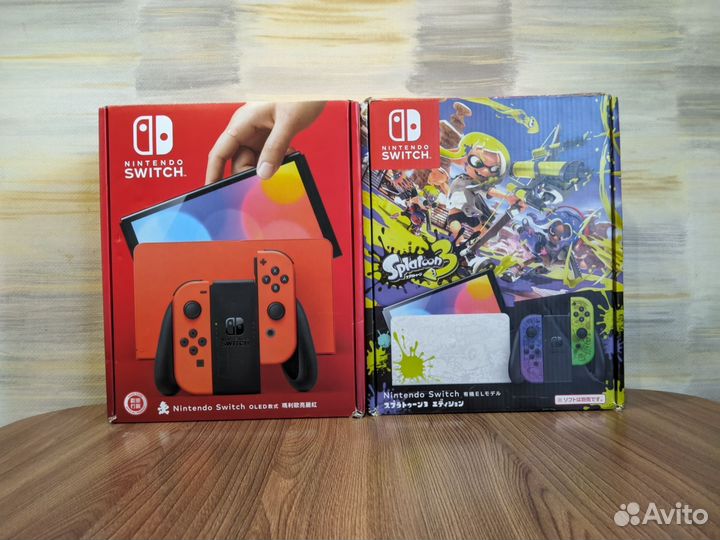 Nintendo switch oled новая прошитая с чипом