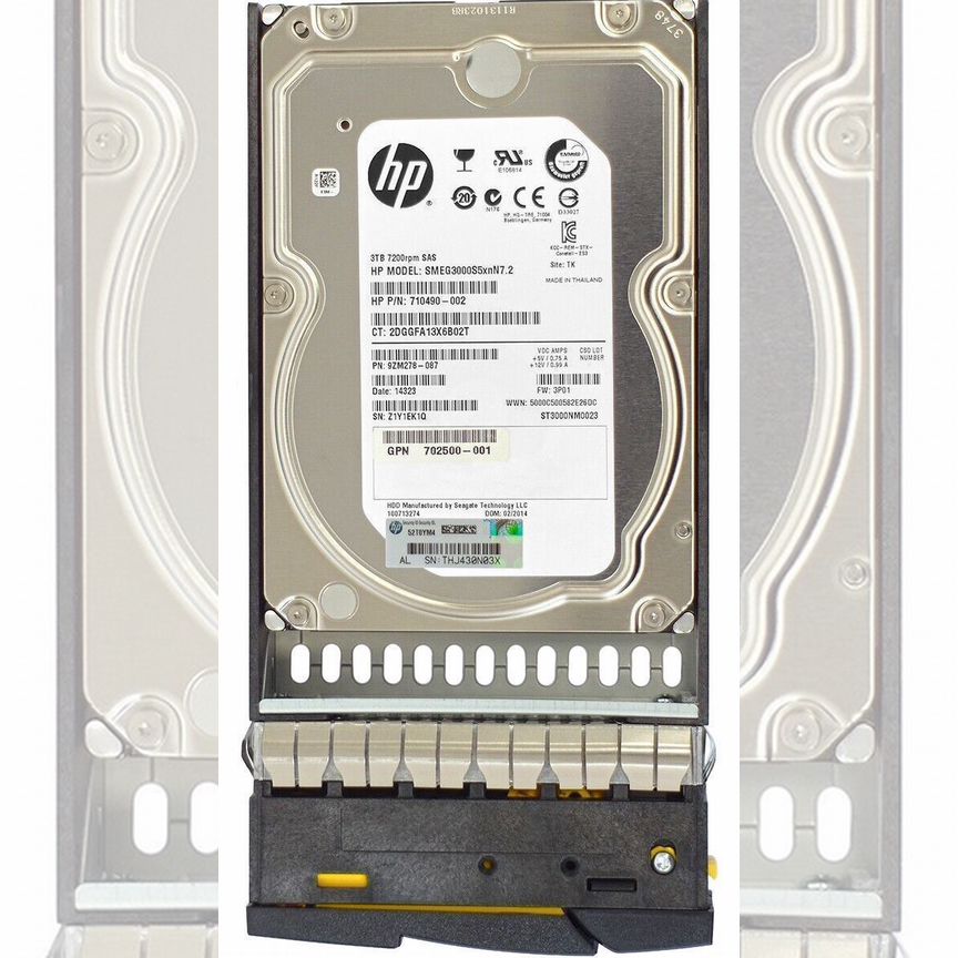[HMRP3000S5XNN7] Жесткий Диск Hp 3tb Smeg3000s5xnn7.2 Sas 3,5 Hmrp3000s5xnn7