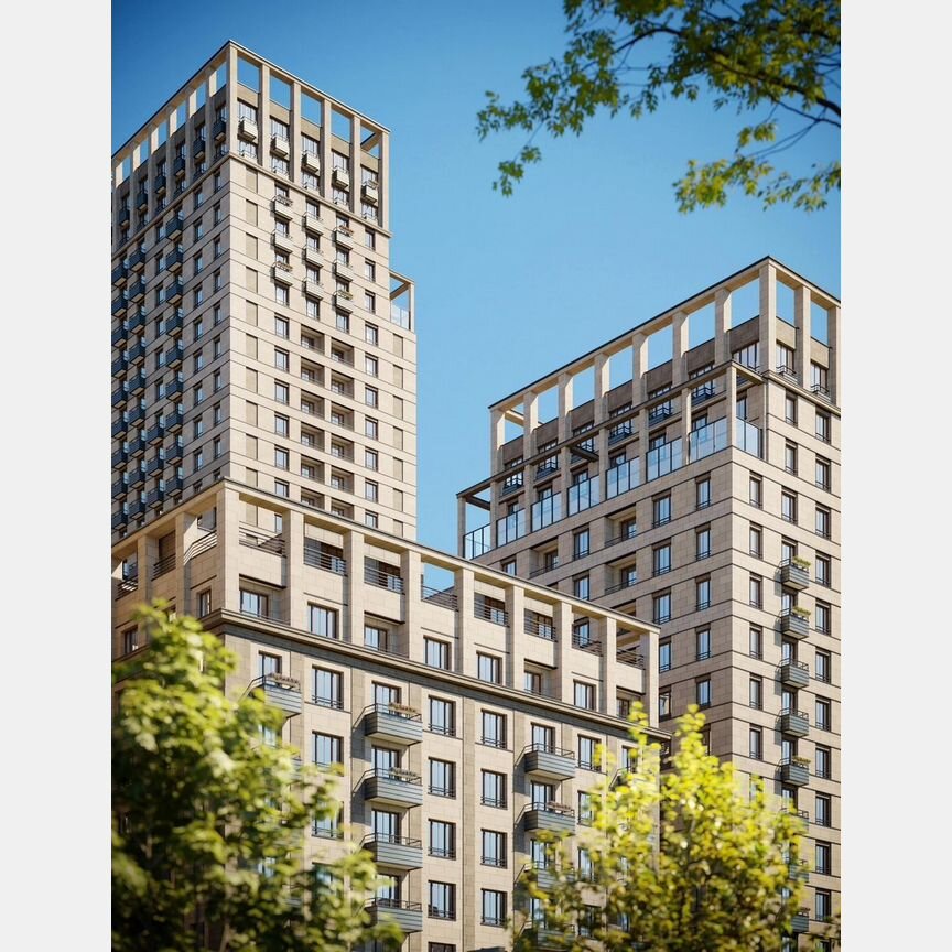 2-к. квартира, 58,8 м², 15/31 эт.