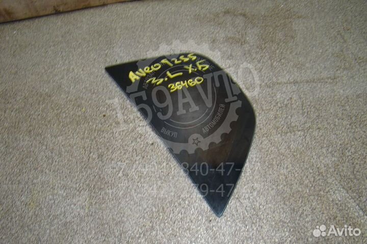 Стекло кузовное глухое левое Chevrolet Aveo (T250)