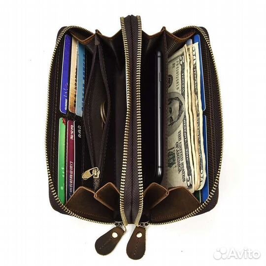 Мужское кожаное портмоне