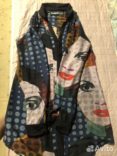 Плащ-халат летний