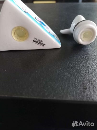 Фарфоровая миниатюрная солонка с перечницей мышка