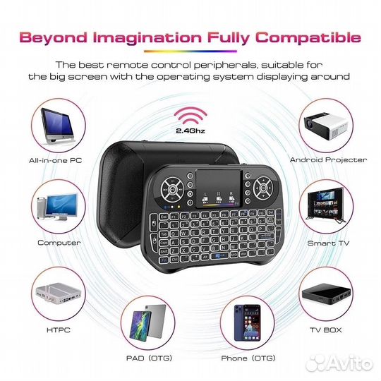 Беспроводная мини клавиатура для телефона
