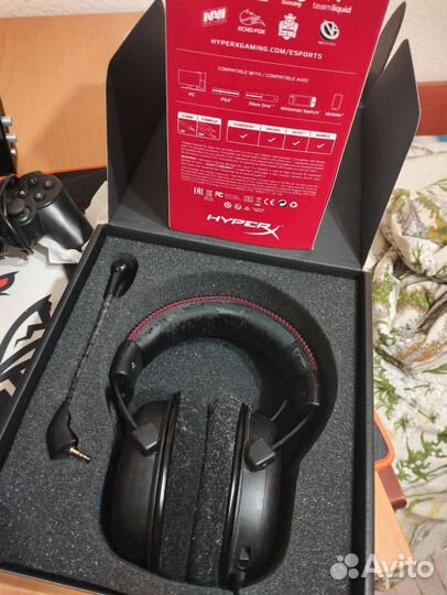 Игровые наушники с микрофоном HyperX cloud core