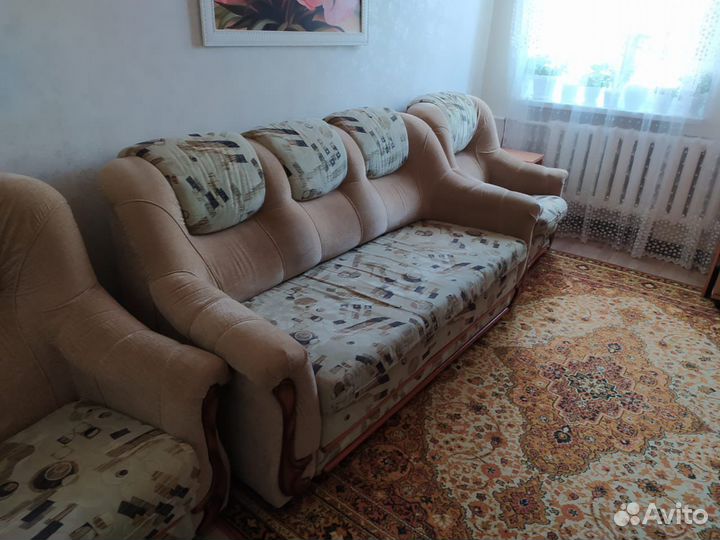 Диван и 2 кресла