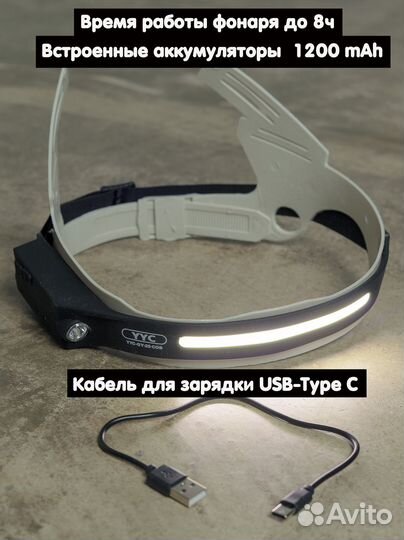 Продам фонарь налобный