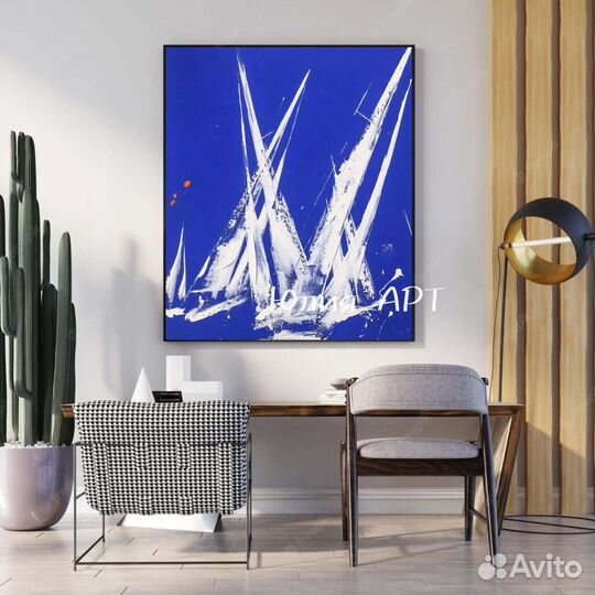 Картина в морском стиле Абстракция на холсте