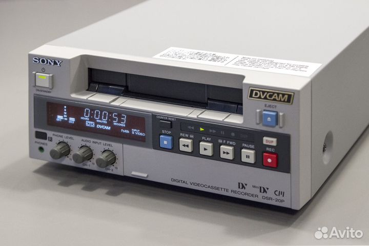 Dvcam видеомагнитофон Sony DSR-20P (DV/MiniDV)