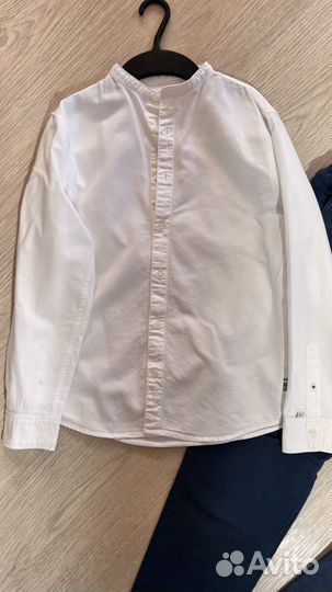 Брюки и рубашка zara школьная форма