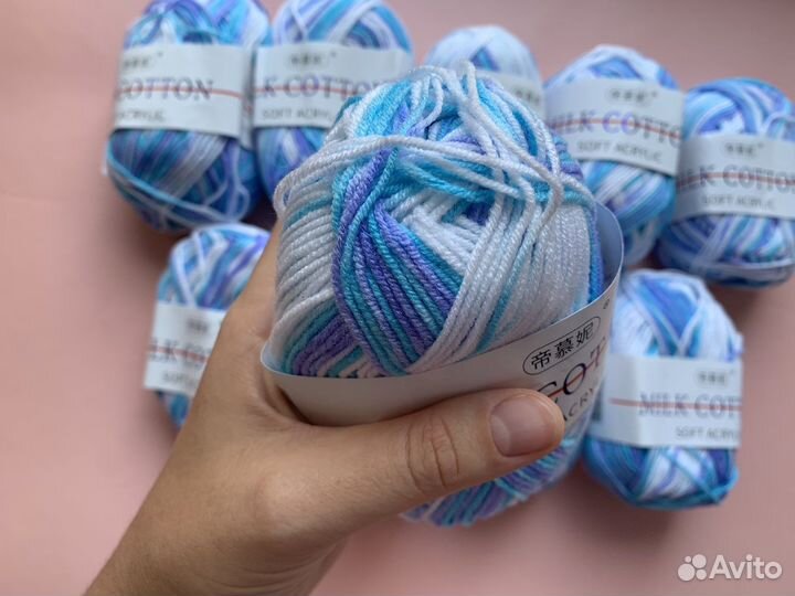 Пряжа секционная акрил хлопок
