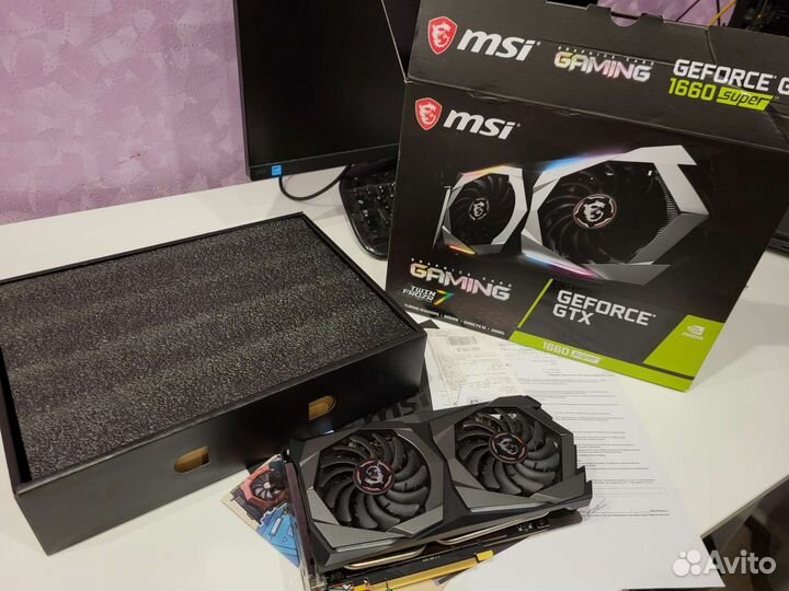 Видеокарта MSI GTX 1660 super gaming x