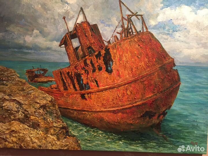 Холст. Масло. Размер 60х40см