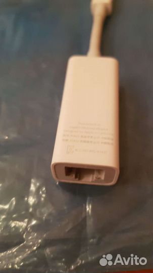 Адаптер Apple Thanderbolt - Gigabit Ethernet orig