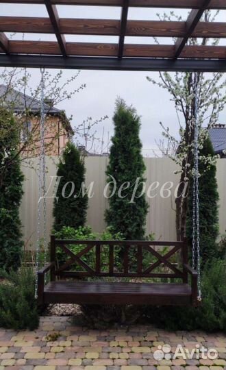 Подвесной диван качели на террасу или беседку