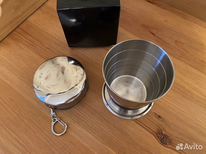 Складной стакан из нержавеющей стали