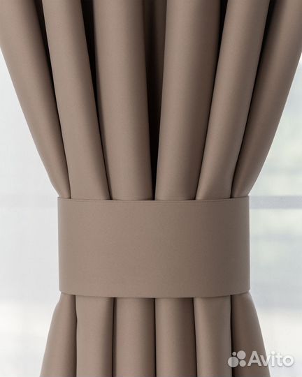 Блэкаут шторы Марсель Крем