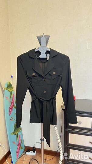 Блузка пиджачок с поясом