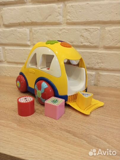 Машинка сортер со светом и звуком
