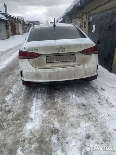 Задний бампер hyundai solaris рестайлинг 2020