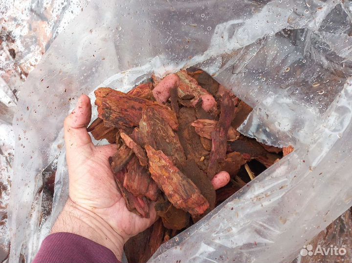 Мульча кора лиственницы байкальской