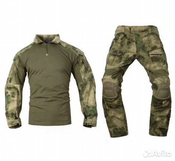 Тактический боевой костюм тефлон мох