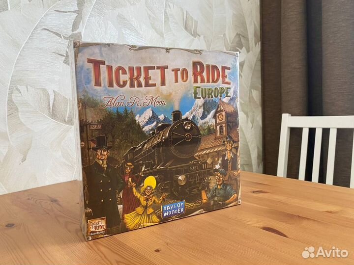 Ticket to Ride: Europe - в плёнке, русские правила