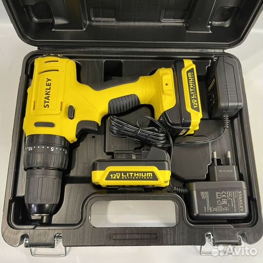 Дрель аккумуляторная stanley SCH 121 S2K