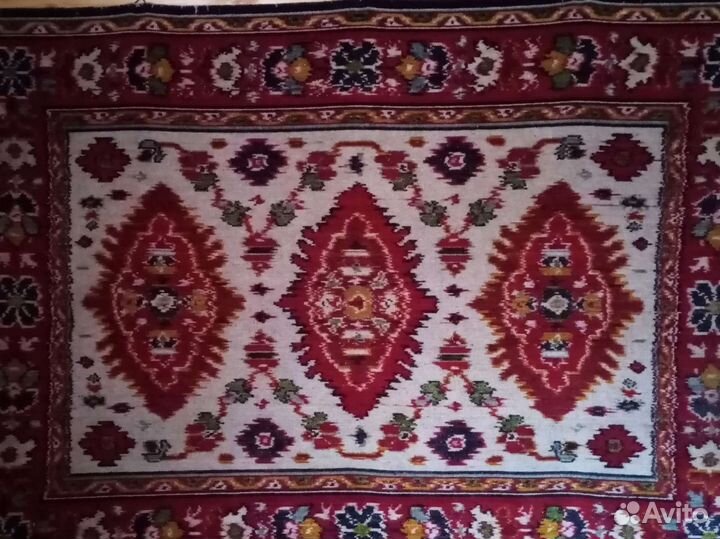 Винтажный шерстяной ковер СССР 1949 г