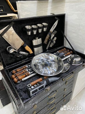 Шашлычный набор в кейсе