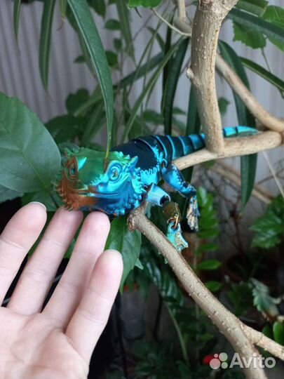 Улыбчивый ручной геккончик игрушка