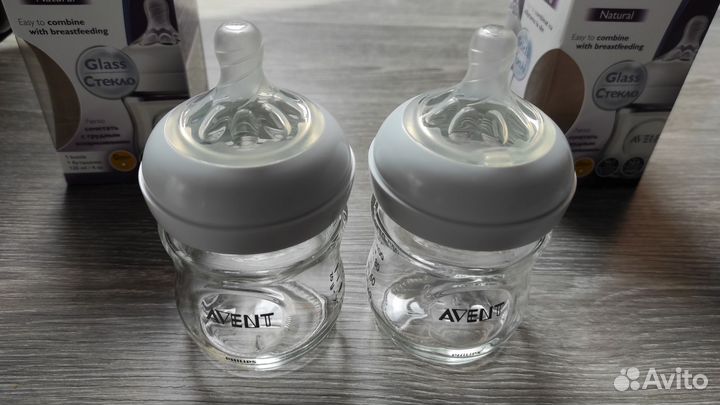 Бутылочки avent natural стекло 120 мл