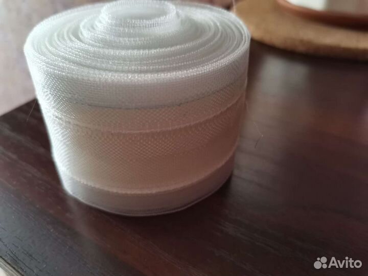 Ткань на тюль и лента