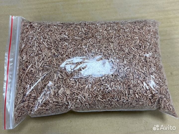 Стружка буковая для котов и грызунов