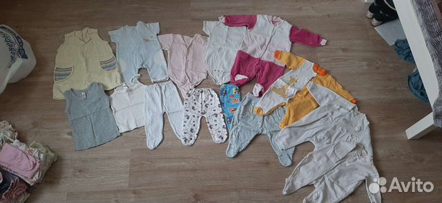 Вещи пакетом для девочки 50-86