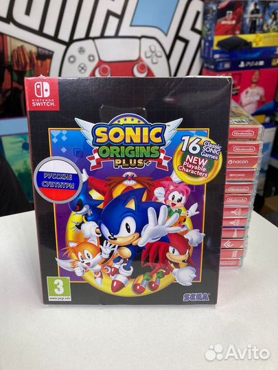 Sonic Origins Plus Nintendo Switch, русская версия