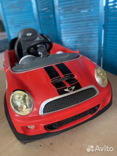 Детская электро машинка mini cooper