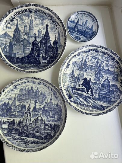 Коллекция настенных тарелок 