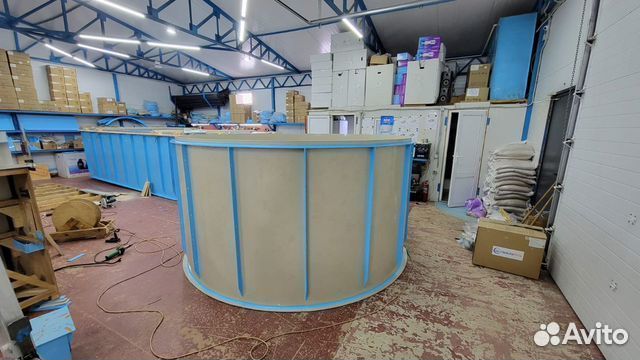 Бассейн полипропиленовый круглый (купель) 2*1,5