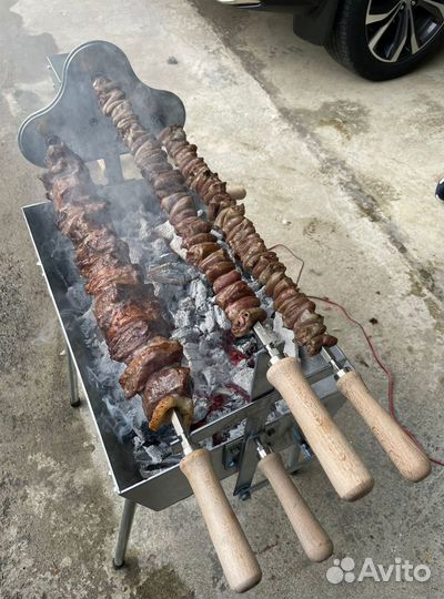 Мангал автоматический угольный