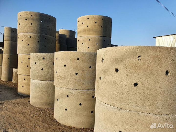 Септик канализация сливная из жби колец