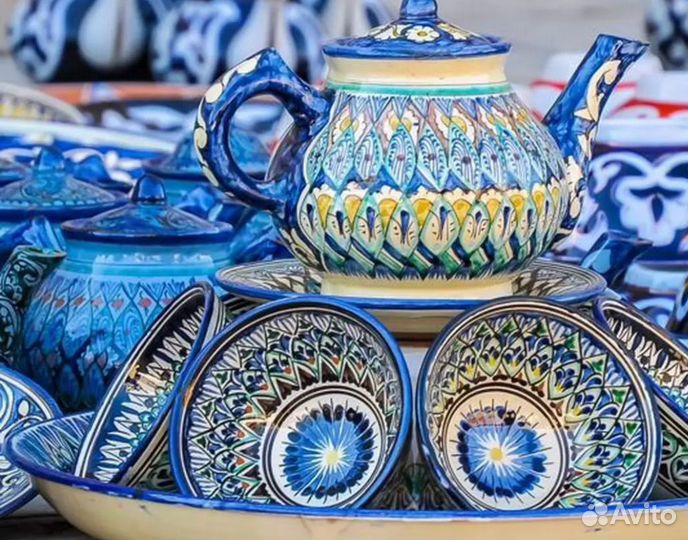 Узбекский казаны, ляганы, касушки, пиалки, пчаки