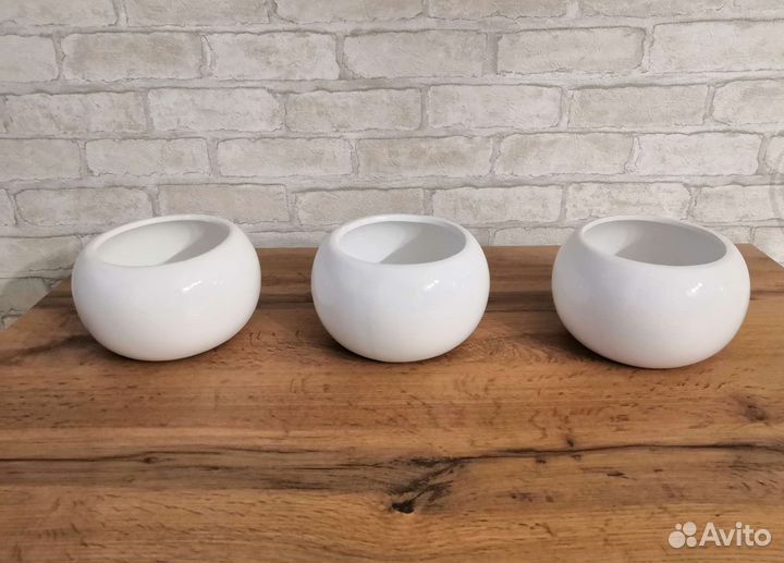 Горшок для цветов круглый