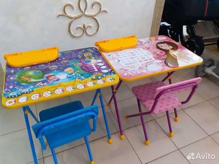 Стол и стульчик ника кидс (комплект детской мебели