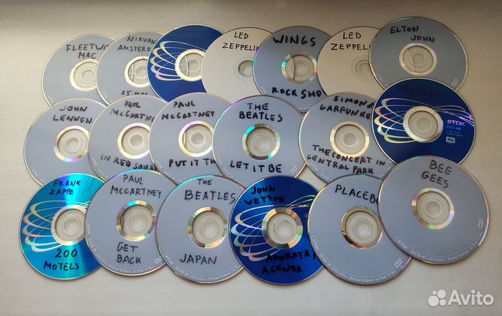 DVD Диски. Концерты,клипы. Классический рок